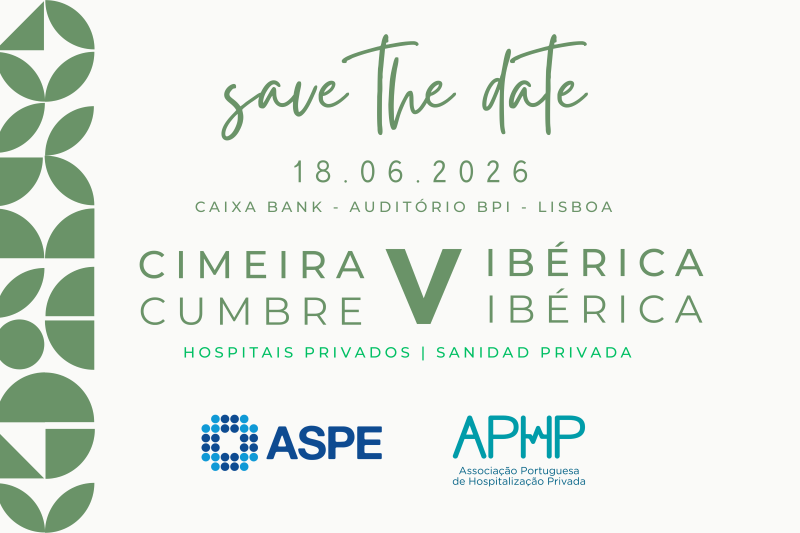 A V Cimeira Ibérica de Hospitais Privados realiza-se no dia 18 de junho e reúne os principais representantes do setor da saúde privada de Portugal e Espanha para um dia de reflexão estratégica e partilha de experiências. A telemedicina, as coberturas em saúde e os recursos humanos serão temas em debate.